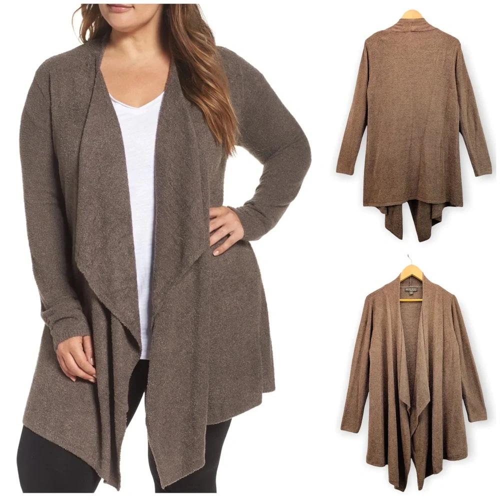 Barefoot Dreams CozyChic Lite Drape Front Calypso Wrap Caco
